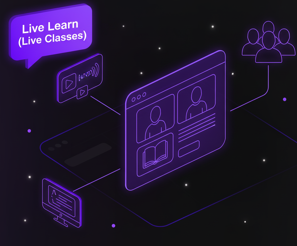Live Classes graphics